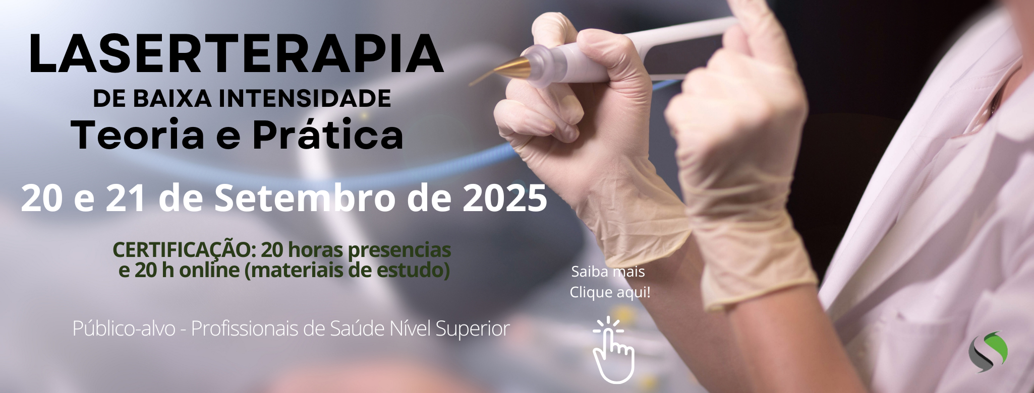 CURSO DE LASERTERAPIA DE BAIXA INTENSIDADE
